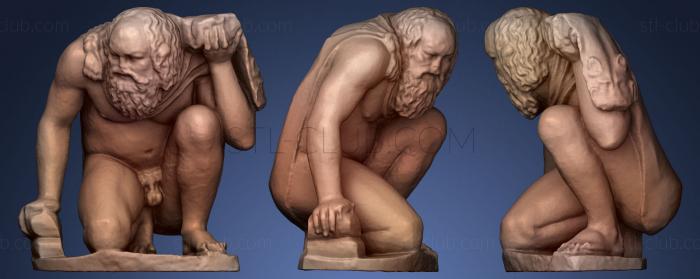 Crouching Silenus